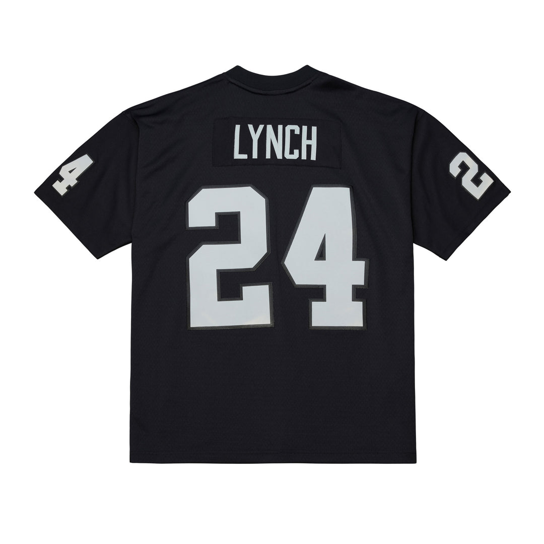 Marshawn Lynch Las Vegas Raiders 2017 NFL Legacy Dark Jersey Mitchell &amp; Ness Black