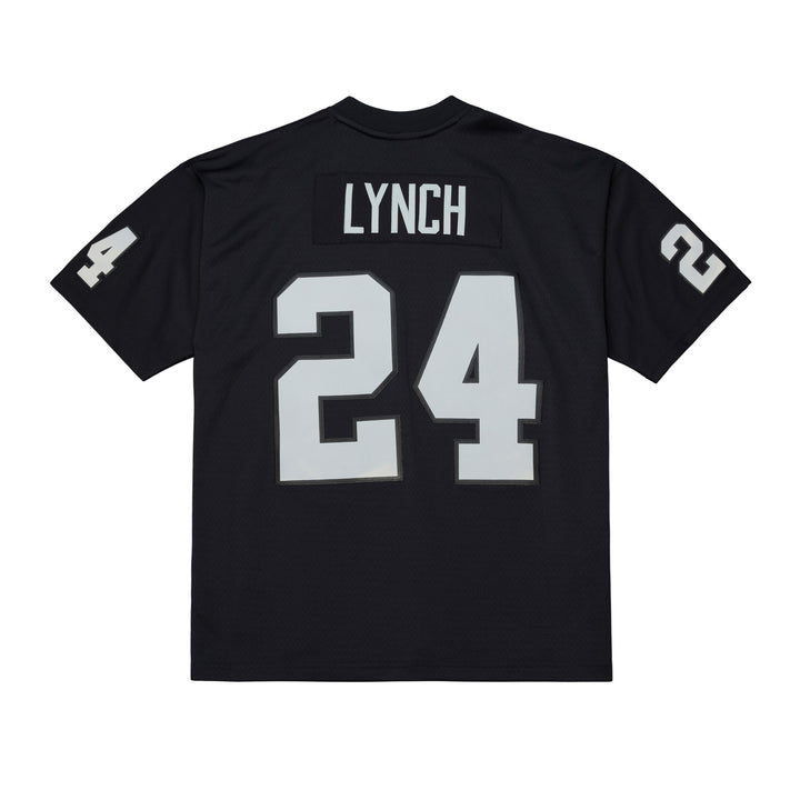 Marshawn Lynch Las Vegas Raiders 2017 NFL Legacy Dark Jersey Mitchell &amp; Ness Black