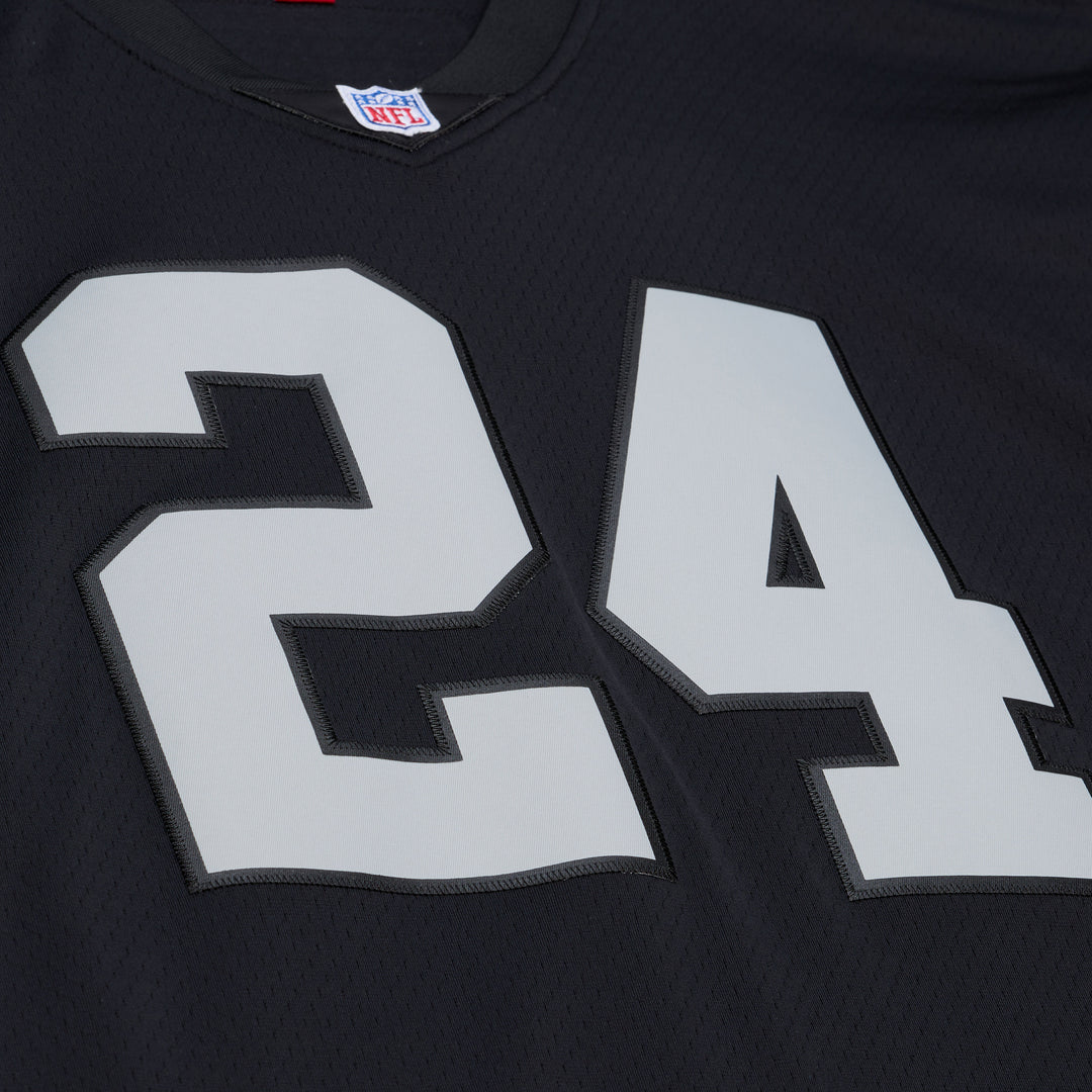 Marshawn Lynch Las Vegas Raiders 2017 NFL Legacy Dark Jersey Mitchell &amp; Ness Black