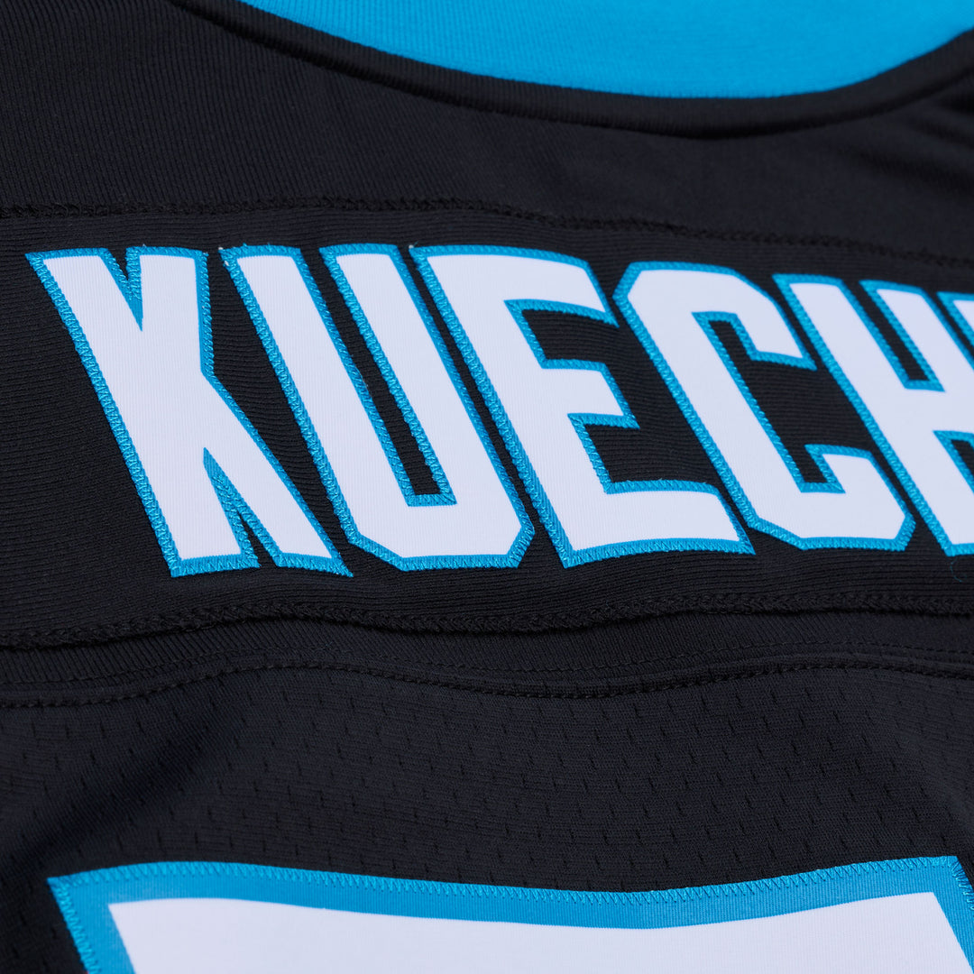 Carolina Panthers Luke Kuechly NFL Dark Jersey 2013 Mitchell &amp; Ness Black/Blue