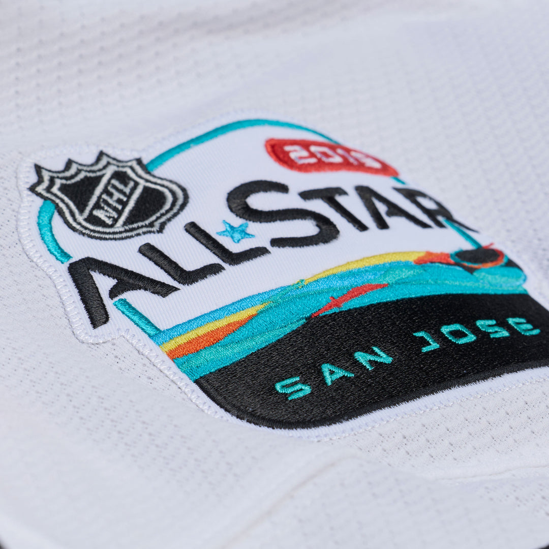 Auston Matthews Toronto Maple Leafs NHL 2019 All-Star Jersey Mitchell &amp; Ness White/Black