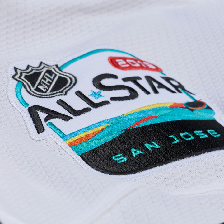 Auston Matthews Toronto Maple Leafs NHL 2019 All-Star Jersey Mitchell &amp; Ness White/Black