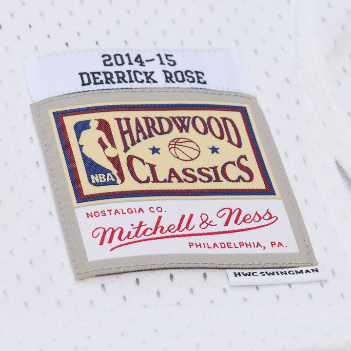Derrick Rose Chicago Bulls 2014 NBA Swingman Jersey Mitchell &amp; Ness White