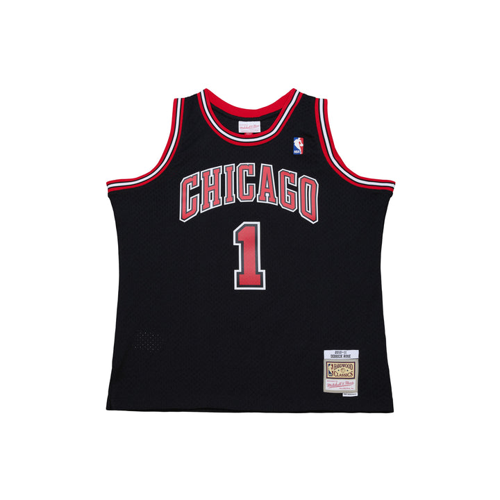 Derrick Rose Chicago Bulls 2010-11 NBA Swingman Jersey Mitchell &amp; Ness Black