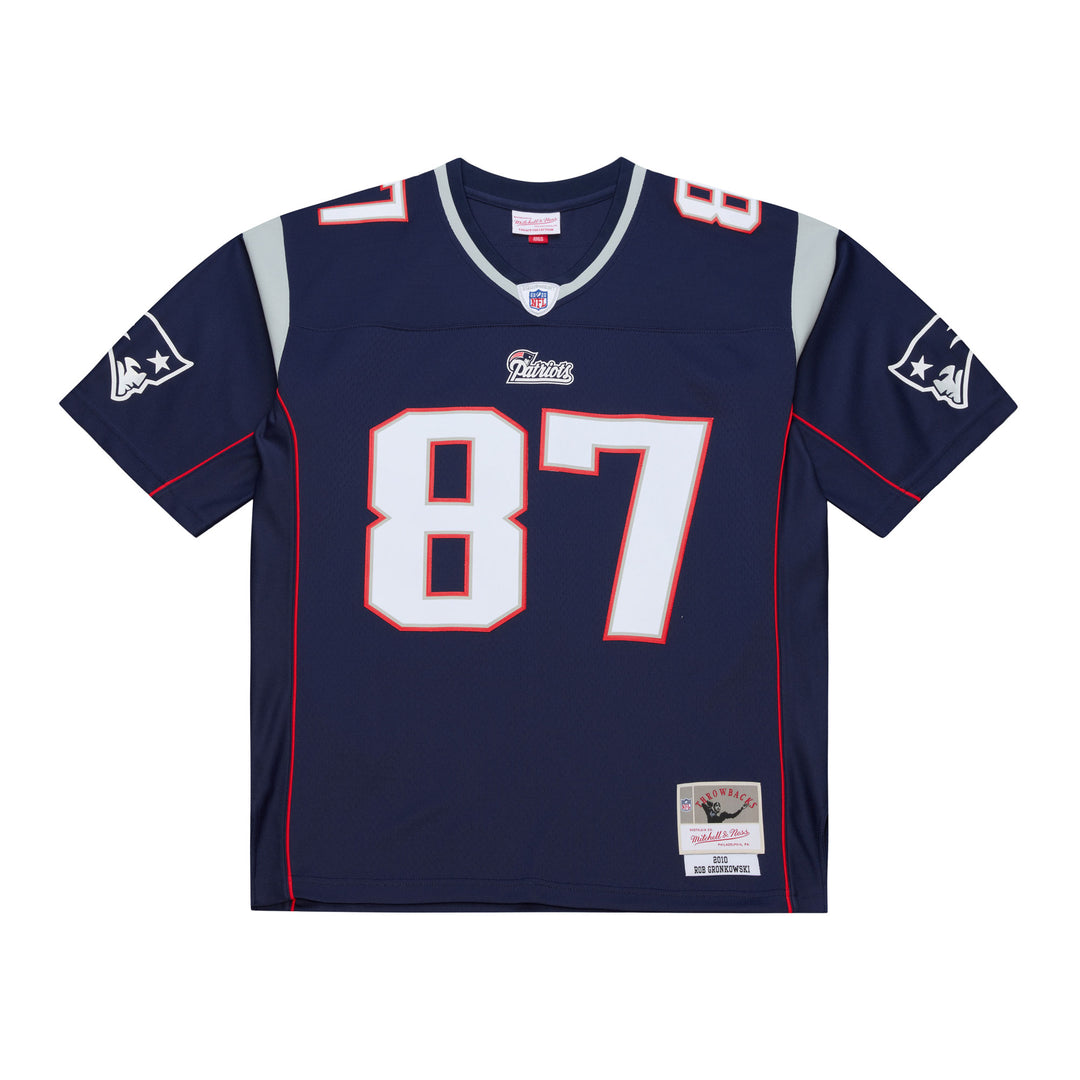 Rob Gronkowski New England Patriots 2010 NFL Legacy Dark Jersey Mitchell &amp; Ness Navy