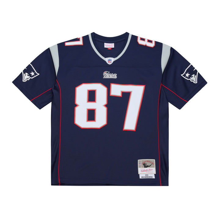 Rob Gronkowski New England Patriots 2010 NFL Legacy Dark Jersey Mitchell &amp; Ness Navy