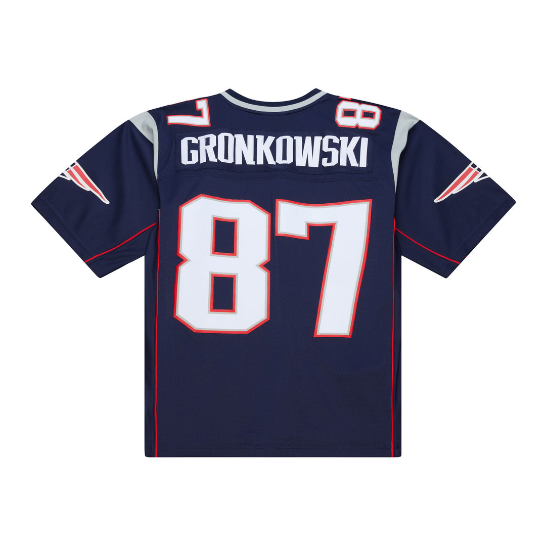 Rob Gronkowski New England Patriots 2010 NFL Legacy Dark Jersey Mitchell &amp; Ness Navy