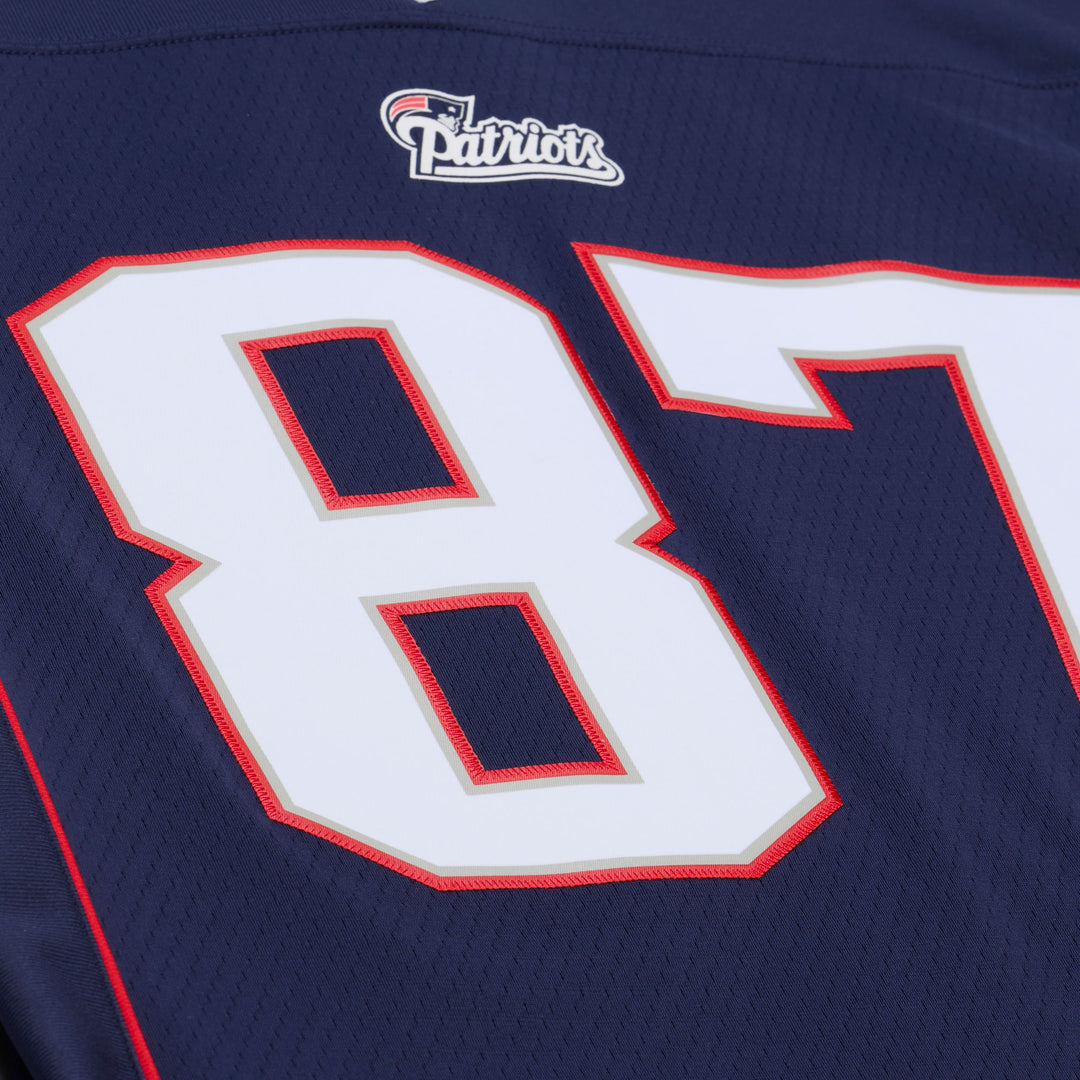 Rob Gronkowski New England Patriots 2010 NFL Legacy Dark Jersey Mitchell &amp; Ness Navy