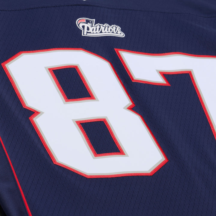 Rob Gronkowski New England Patriots 2010 NFL Legacy Dark Jersey Mitchell &amp; Ness Navy