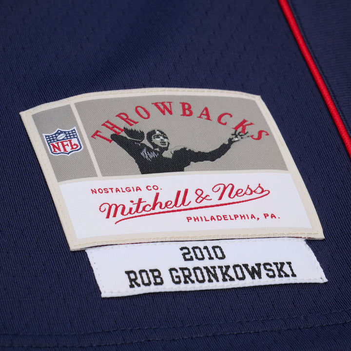 Rob Gronkowski New England Patriots 2010 NFL Legacy Dark Jersey Mitchell &amp; Ness Navy