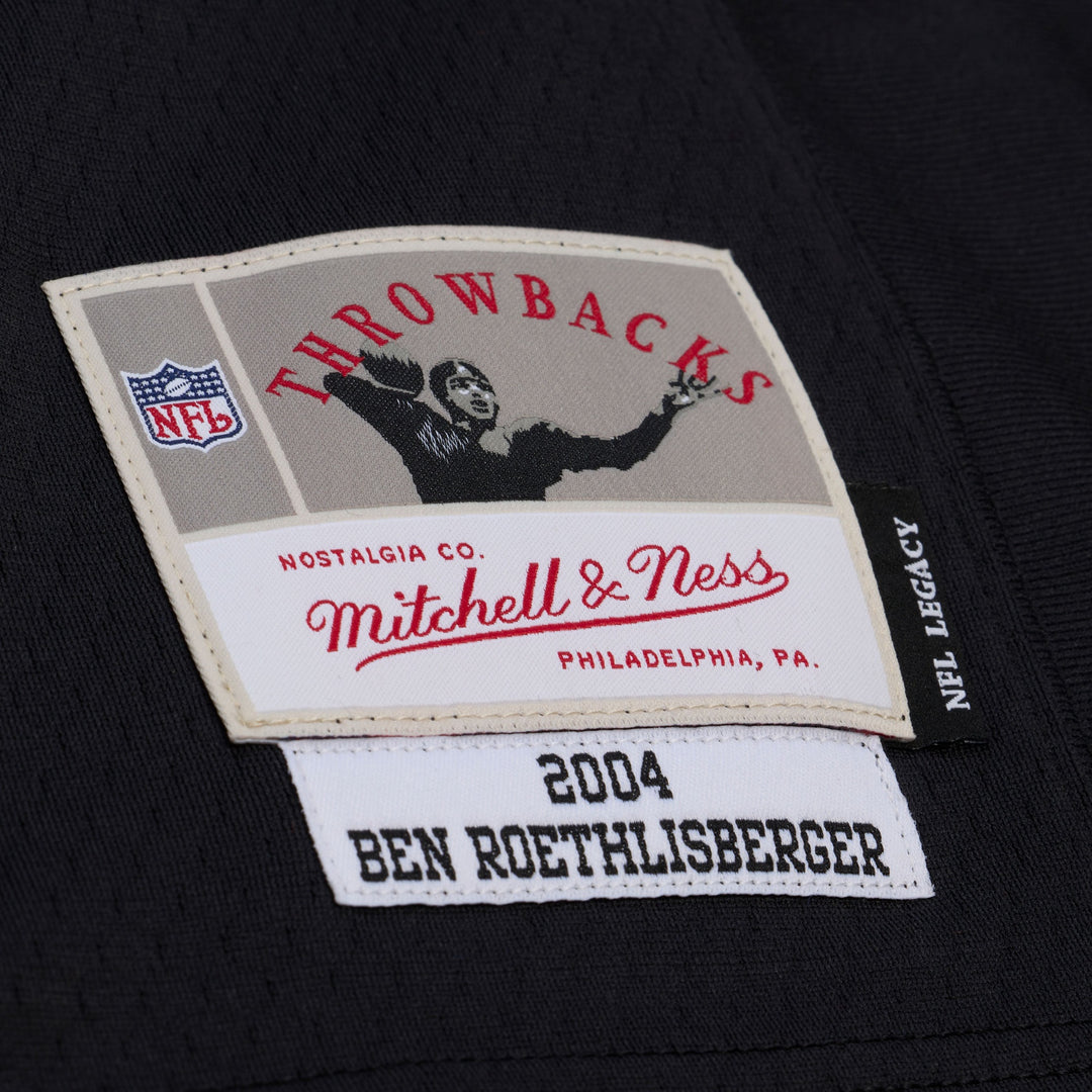 Pittsburgh Steelers Ben Roethlisberger NFL Dark Jersey Mitchell &amp; Ness