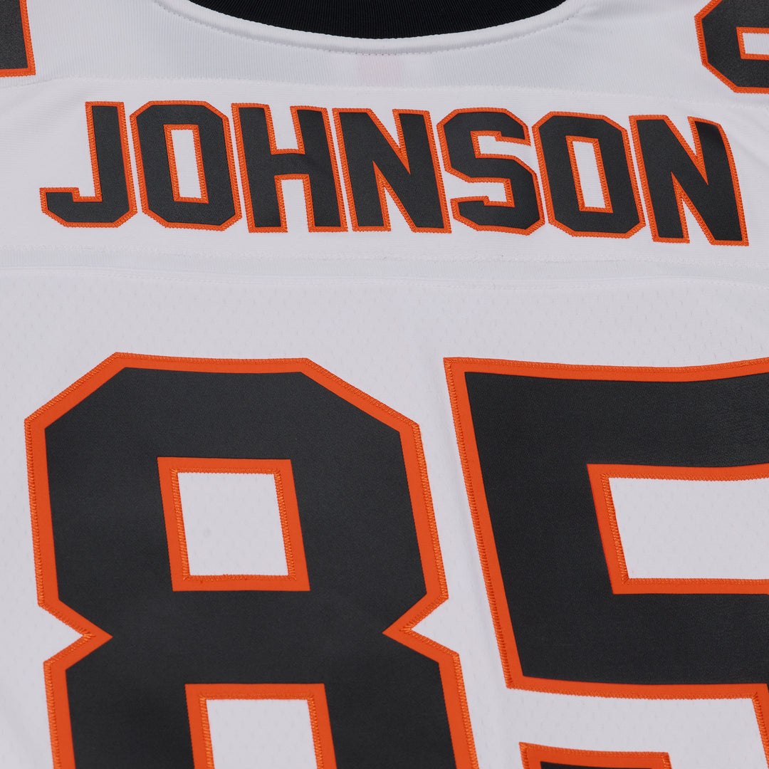 Chad Johnson Cincinnati Bengals 2001 NFL White Legacy Jersey Mitchell &amp; Ness