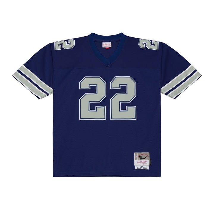 Emmitt Smith Dallas Cowboys 1990 NFL Legacy Dark Jersey Mitchell &amp; Ness Blue