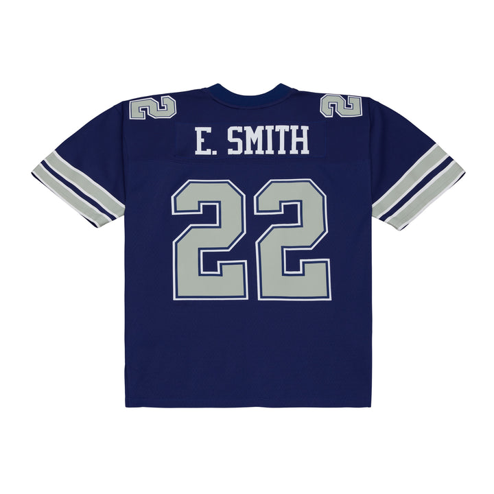 Emmitt Smith Dallas Cowboys 1990 NFL Legacy Dark Jersey Mitchell &amp; Ness Blue