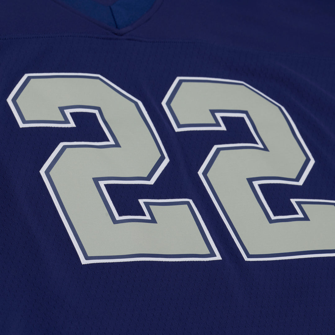 Emmitt Smith Dallas Cowboys 1990 NFL Legacy Dark Jersey Mitchell &amp; Ness Blue