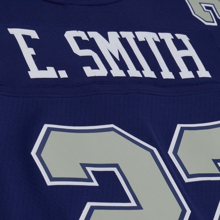 Emmitt Smith Dallas Cowboys 1990 NFL Legacy Dark Jersey Mitchell &amp; Ness Blue