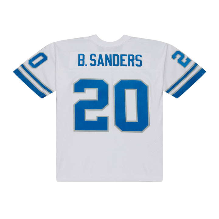 Barry Sanders Detroit Lions 1989 NFL Legacy Jersey Mitchell &amp; Ness White/Blue