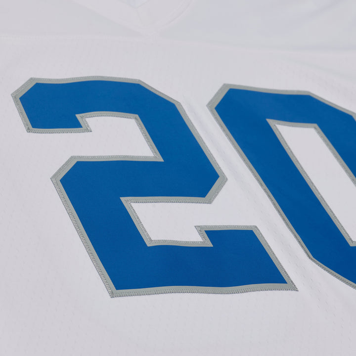 Barry Sanders Detroit Lions 1989 NFL Legacy Jersey Mitchell &amp; Ness White/Blue