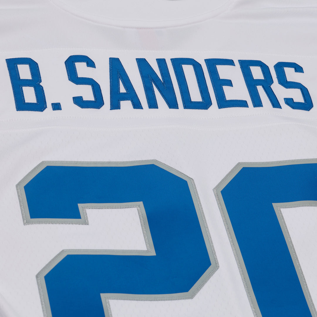Barry Sanders Detroit Lions 1989 NFL Legacy Jersey Mitchell &amp; Ness White/Blue
