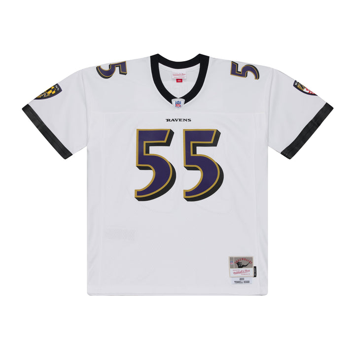 Terrell Suggs Baltimore Ravens 2003 NFL Legacy Jersey Mitchell &amp; Ness White