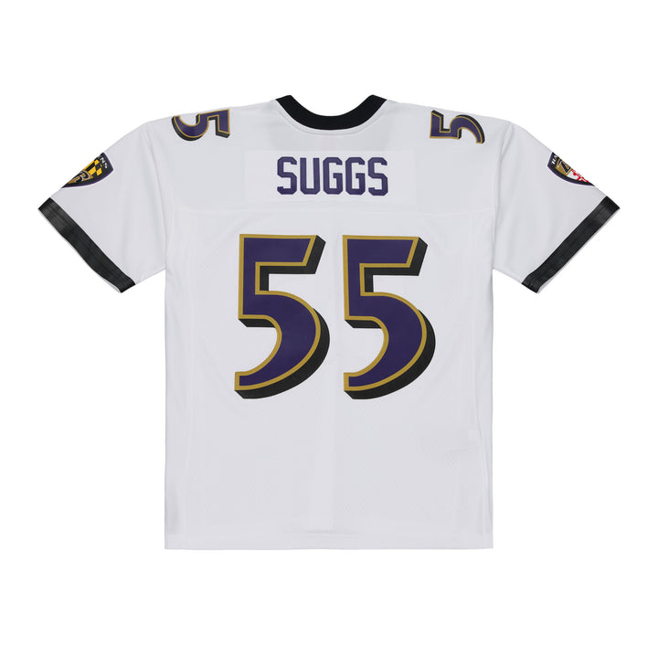 Terrell Suggs Baltimore Ravens 2003 NFL Legacy Jersey Mitchell &amp; Ness White