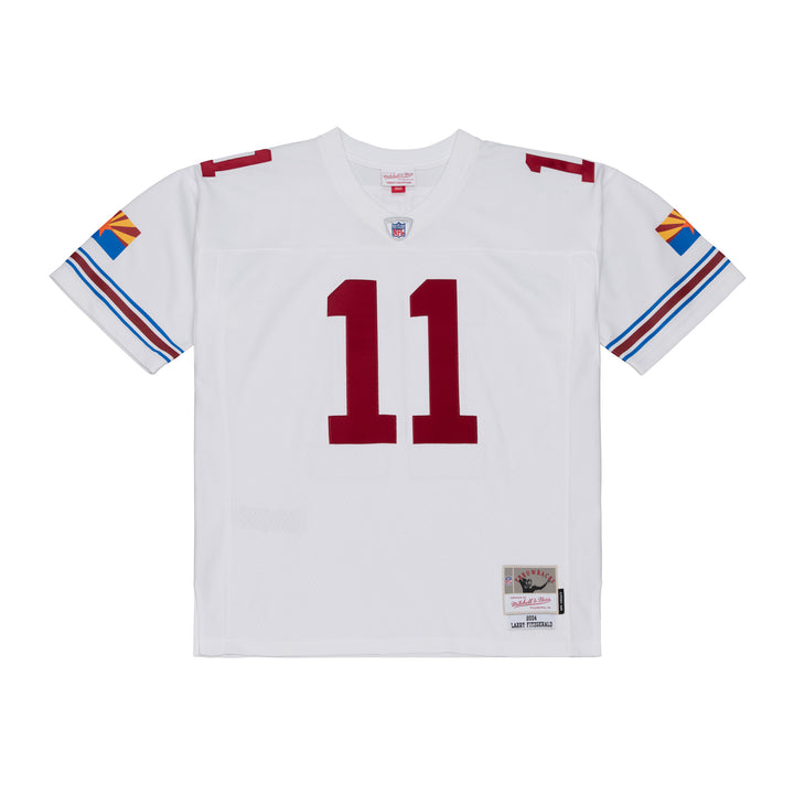 Arizona Cardinals Larry Fitzgerald NFL White Legacy Jersey 2004 Mitchell &amp; Ness White/Burgundy