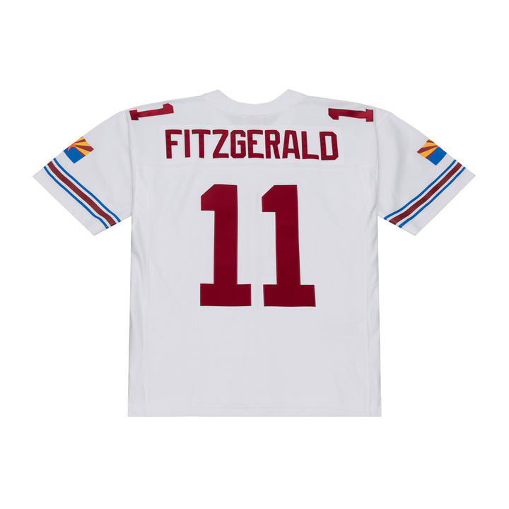Arizona Cardinals Larry Fitzgerald NFL White Legacy Jersey 2004 Mitchell &amp; Ness White/Burgundy
