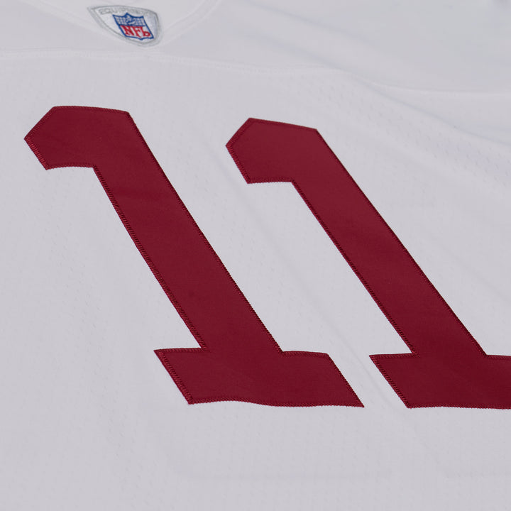 Arizona Cardinals Larry Fitzgerald NFL White Legacy Jersey 2004 Mitchell &amp; Ness White/Burgundy