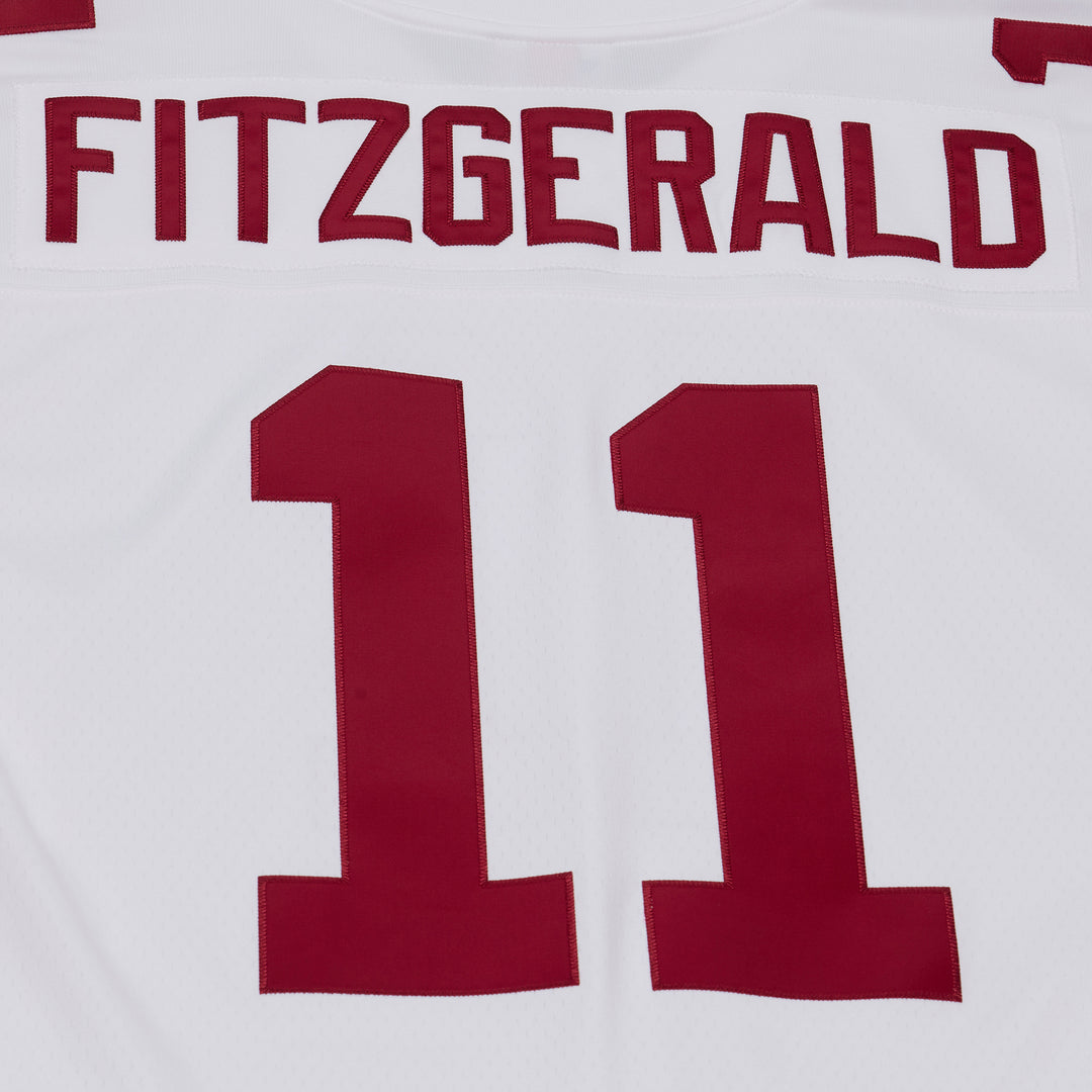Arizona Cardinals Larry Fitzgerald NFL White Legacy Jersey 2004 Mitchell &amp; Ness White/Burgundy