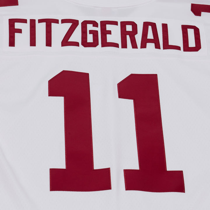 Arizona Cardinals Larry Fitzgerald NFL White Legacy Jersey 2004 Mitchell &amp; Ness White/Burgundy
