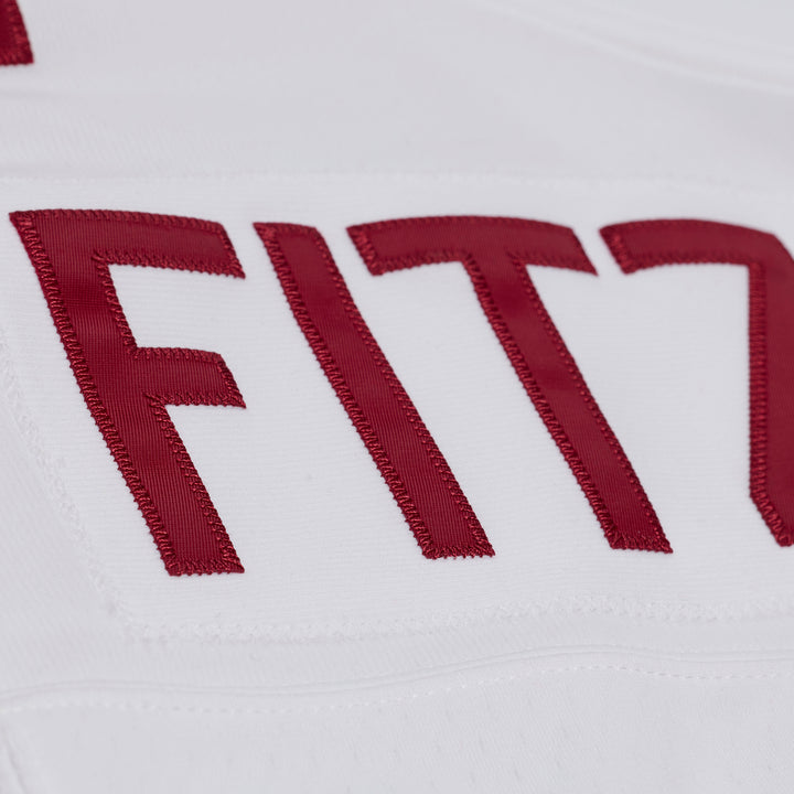 Arizona Cardinals Larry Fitzgerald NFL White Legacy Jersey 2004 Mitchell &amp; Ness White/Burgundy