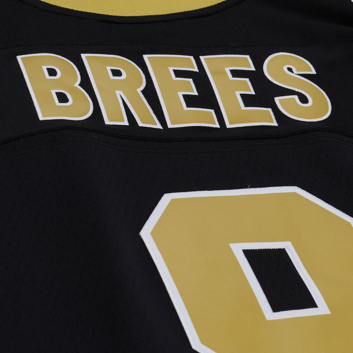 New Orleans Saints Larry Drew Brees NFL Legacy Jersey 2009 Mitchell &amp; Ness Black Gold
