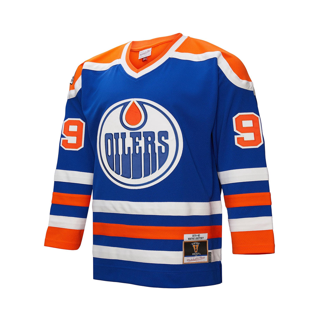 Wayne Gretzky Edmonton Oilers 1979 NHL Dark Jersey Mitchell &amp; Ness