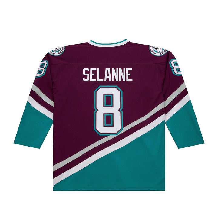Teemu Selanne Anaheim Ducks 1996 NHL Dark Jersey Mitchell &amp; Ness