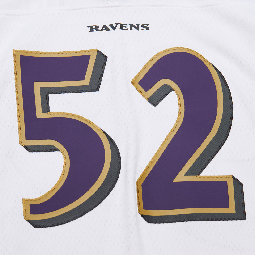 Ray Lewis Baltimore Ravens 2000 NFL Legacy Jersey Mitchell &amp; Ness White