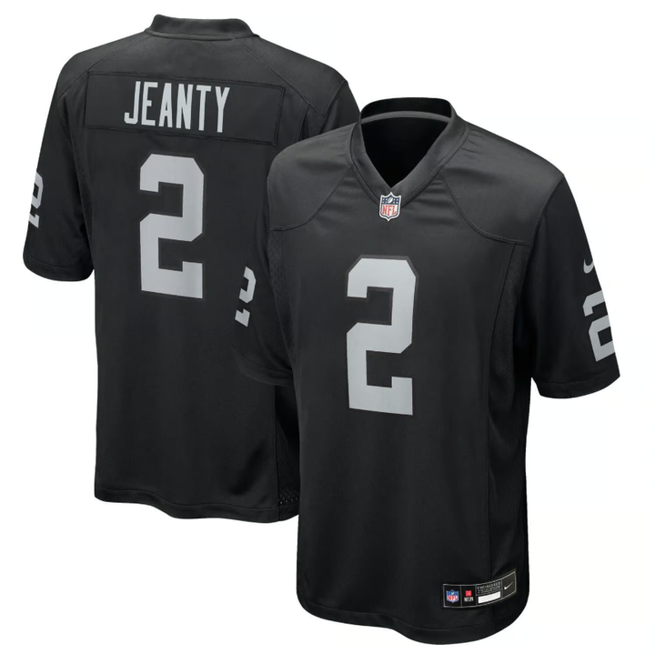 Ashton Jeanty Las Vegas Raiders Home NFL Game Jersey Nike