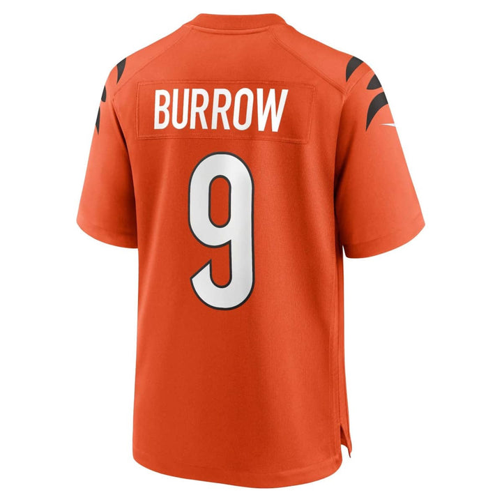 Joe Burrow Cincinnati Bengals Alternate Orange NFL Game Jersey Nike