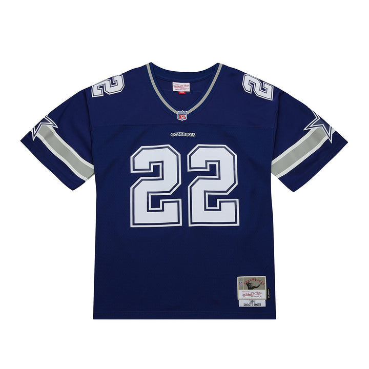 Emmit Smith Dallas Cowboys 1996 NFL Dark Jersey Mitchell &amp; Ness Blue