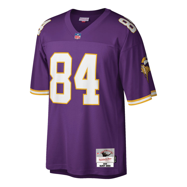 Randy Moss Minnesota Vikings 1998 NFL Legacy Jersey Mitchell &amp; Ness Purple