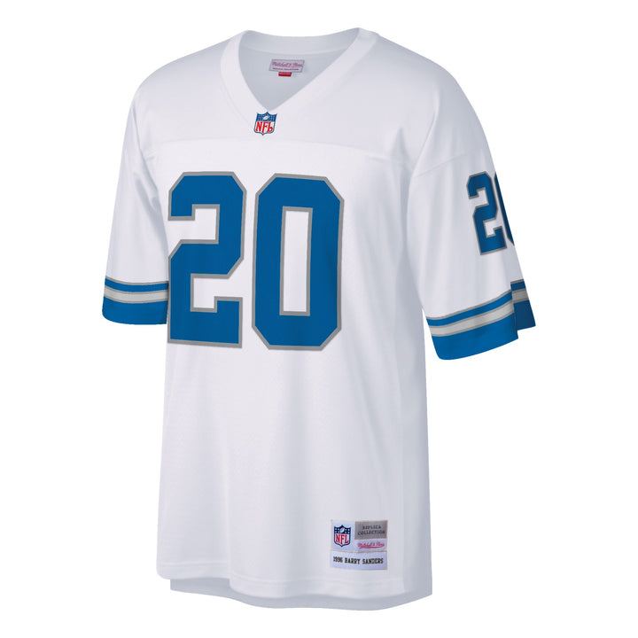 Barry Sanders Detroit Lions 1996 NFL Legacy Jersey Mitchell &amp; Ness White