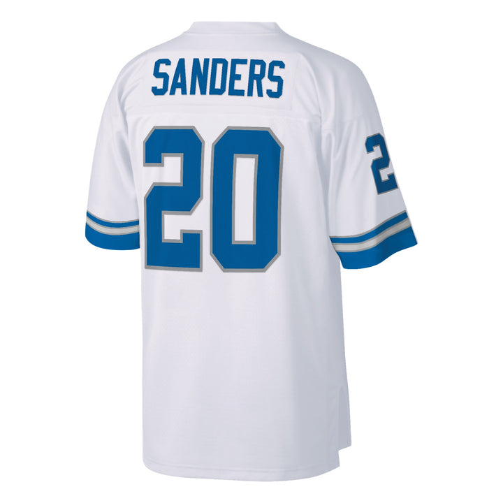 Barry Sanders Detroit Lions 1996 NFL Legacy Jersey Mitchell &amp; Ness White