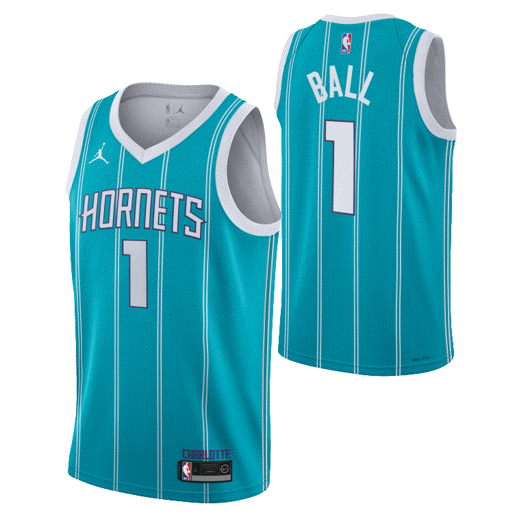 Lamelo Ball Charlotte Hornets Home NBA Jersey Jordan - Jeugd