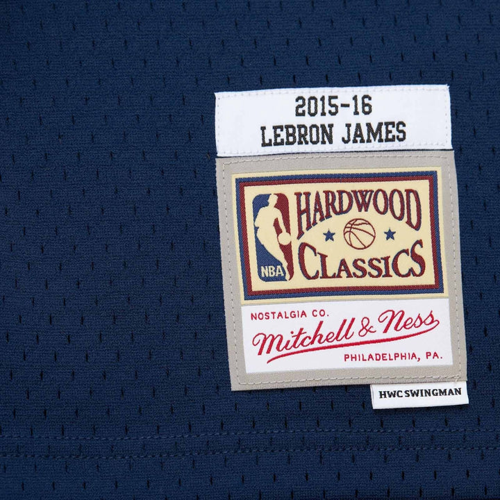 Lebron James Cleveland Cavaliers 2015-2016 Alternate NBA Swingman Jersey Mitchell &amp; Ness