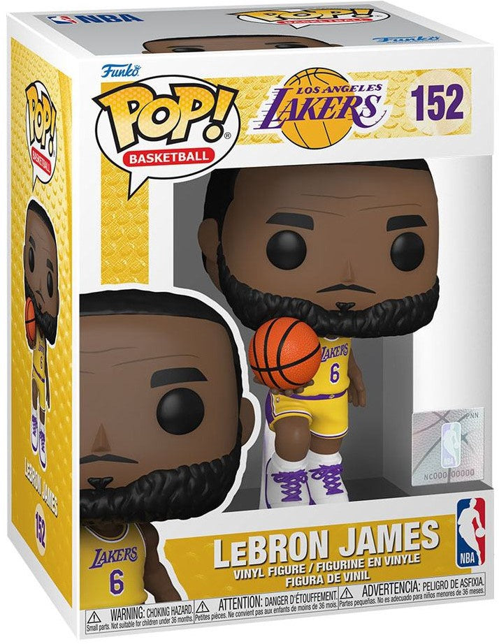 Funko  - NBA Pop! - Lebron James - Los Angeles Lakers  - 9CM (152)