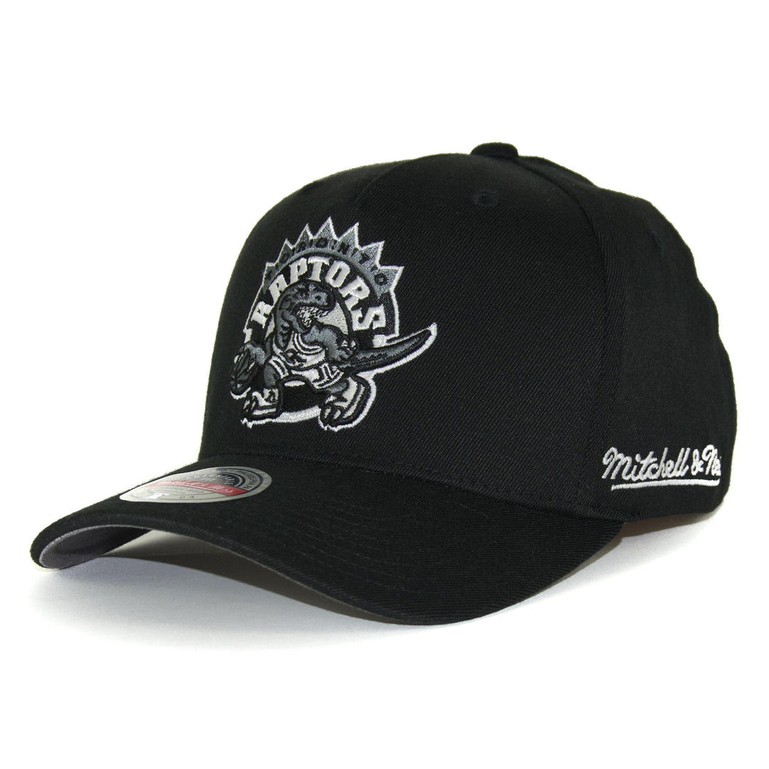 Toronto Raptors NBA Classic Red Eazy B&amp;W Snapback Mitchell &amp; Ness Black/White