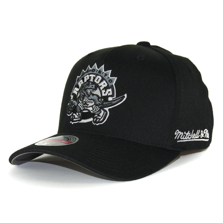 Toronto Raptors NBA Classic Red Eazy B&amp;W Snapback Mitchell &amp; Ness Black/White