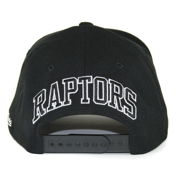 Toronto Raptors NBA Classic Red Eazy B&amp;W Snapback Mitchell &amp; Ness Black/White
