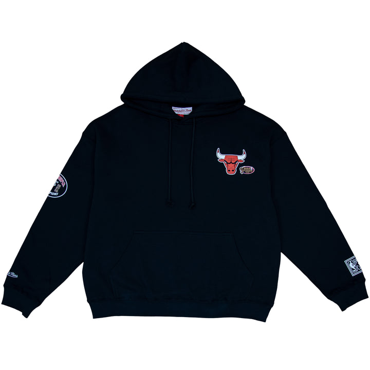 Chicago Bulls NBA 6 Times Hoodie Mitchell &amp; Ness Black