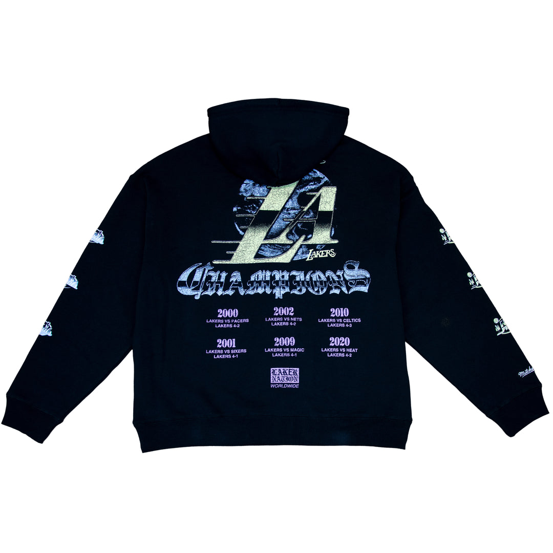 Los Angeles Lakers NBA Nation Hoodie Mitchell &amp; Ness Black