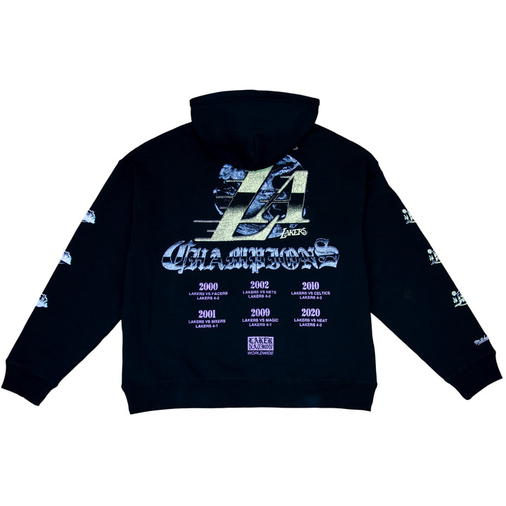 Los Angeles Lakers NBA Nation Hoodie Mitchell &amp; Ness Black